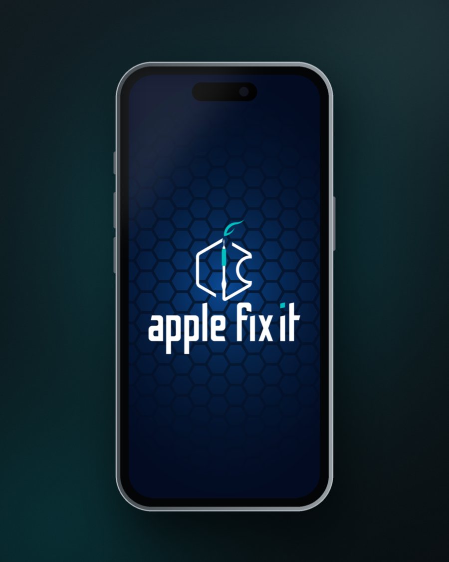 El mismo iPhone con la pantalla nueva, encendida